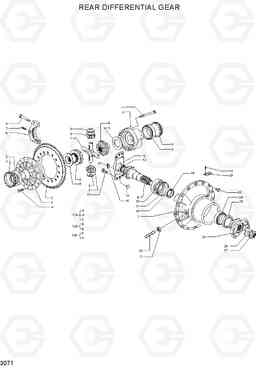 3042 FR & RR DIFFERENTIAL GEAR HL17C, Hyundai