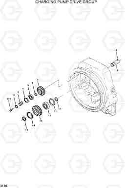 3110 CHARGING PUMP DRIVE GROUP HL17C, Hyundai