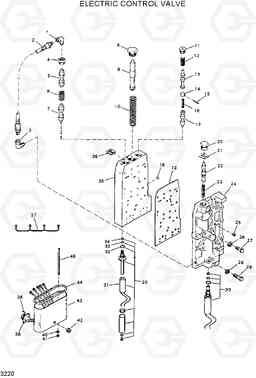 3220 ELECTRIC CONTROL VALVE HL17C, Hyundai