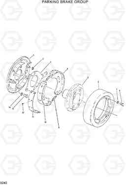 3240 PARKING BRAKE GROUP HL17C, Hyundai