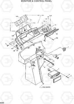 4030 MONITOR & CONTROL PANEL HL17C, Hyundai