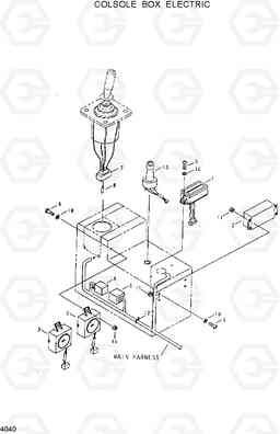 4040 CONSOLE BOX ELECTRIC HL17C, Hyundai