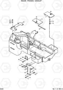 5020 REAR FRAME GROUP HL17C, Hyundai