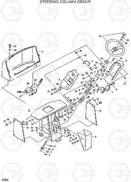 5090 STEERING COLUMN GROUP HL17C, Hyundai