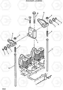 8040 ROCKER LEVER HL17C, Hyundai