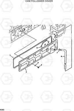 8080 CAM FOLLOWER COVER HL17C, Hyundai