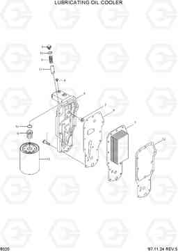 8310 LUBRICATING OIL COOLER HL17C, Hyundai