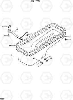 8360 OIL PAN HL17C, Hyundai