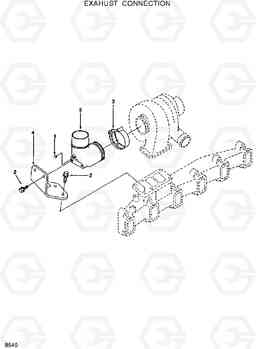 8540 EXHAUST CONNECTION HL17C, Hyundai