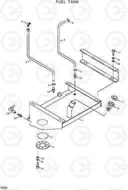 1020 FUEL TANK HL25C, Hyundai