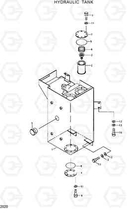 2020 HYDRAULIC TANK HL25C, Hyundai