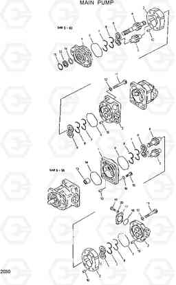 2030 MAIN PUMP HL25C, Hyundai