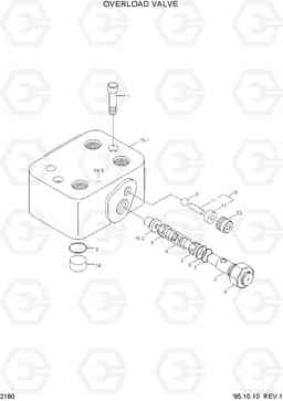 2061 OVERLOAD VALVE HL25C, Hyundai