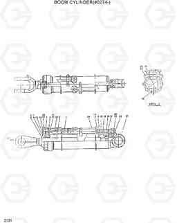 2131 BOOM CYLINDER(#0274-) HL25C, Hyundai