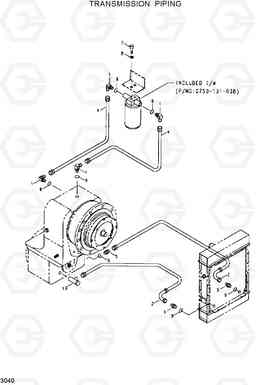 3040 TRANSMISSION PIPING HL25C, Hyundai