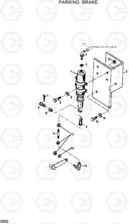 3050 PARKING BRAKE HL25C, Hyundai