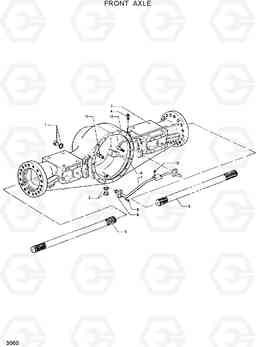 3060 FRONT AXLE HL25C, Hyundai