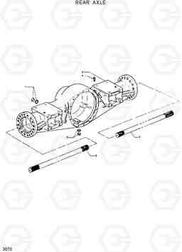 3070 REAR AXLE HL25C, Hyundai