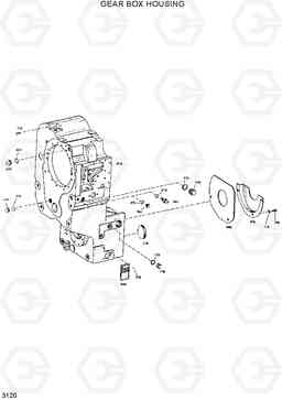 3120 GEAR BOX HOUSING HL25C, Hyundai