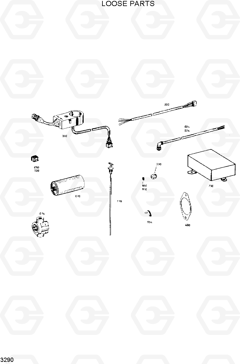 3290 LOOSE PARTS HL25C, Hyundai