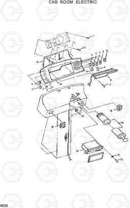 4030 CAB ROOM ELECTRIC HL25C, Hyundai