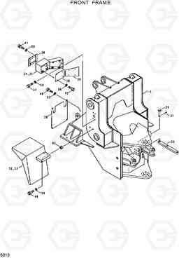 5010 FRONT FRAME HL25C, Hyundai