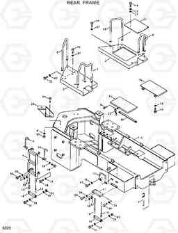 5020 REAR FRAME HL25C, Hyundai