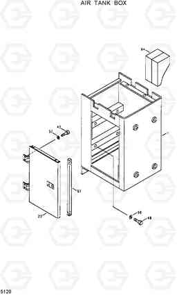 5120 AIR TANK BOX HL25C, Hyundai