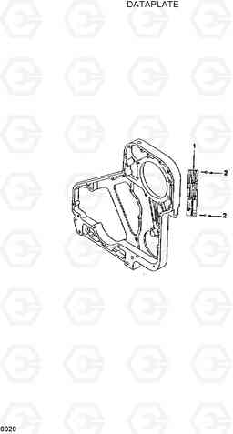 8020 DATAPLATE HL25C, Hyundai