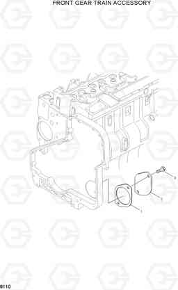 8110 FR GEAR TRAIN ACCESSORY DRIVE HL25C, Hyundai