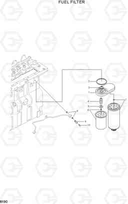 8170 FUEL FILTER HL25C, Hyundai