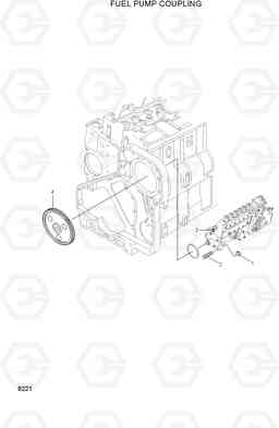 8210 FUEL PUMP COUPLING HL25C, Hyundai