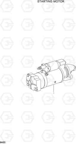 8410 STARTING MOTOR HL25C, Hyundai