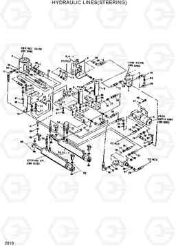 2010 HYDRAULIC LINES(STEERING) HL35C, Hyundai