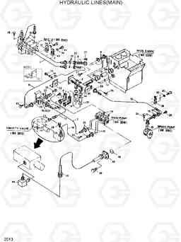 2013 HYDRAULIC LINES(MAIN) HL35C, Hyundai