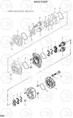 2030 MAIN PUMP HL35C, Hyundai