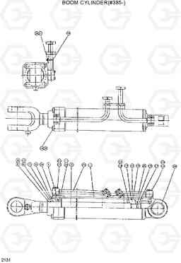 2131 BOOM CYLINDER(#0385-) HL35C, Hyundai