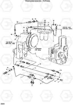 3040 TRANSMISSION PIPING HL35C, Hyundai