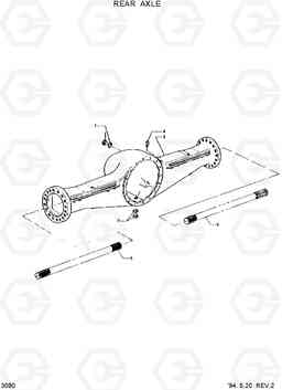 3090 REAR AXLE HL35C, Hyundai