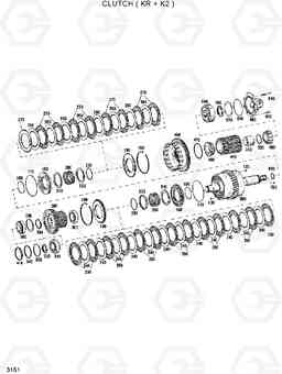 3151 CLUTCH(KR+K2) HL35C, Hyundai