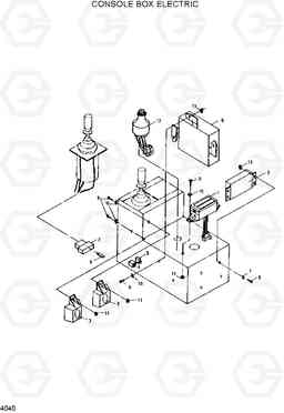 4040 CONSOLE BOX ELECTRIC HL35C, Hyundai