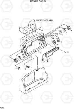 4080 GAUGE PANEL HL35C, Hyundai