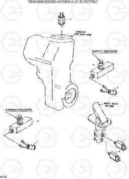 4110 TRANSMISSION HYD ELECTRIC HL35C, Hyundai