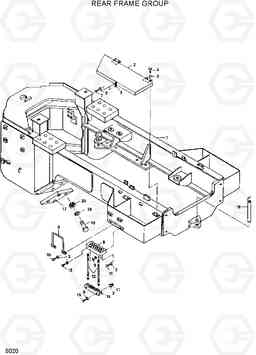 5020 REAR FRAME GROUP HL35C, Hyundai