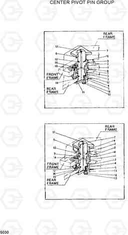 5030 CENTER PIVOT PIN GROUP HL35C, Hyundai