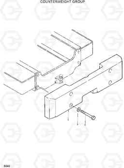 5040 COUNTERWEIGHT GROUP HL35C, Hyundai