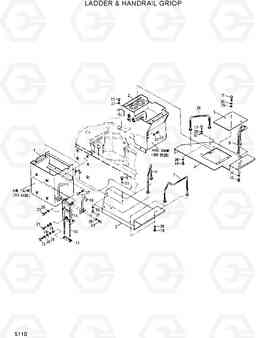 5110 LADDER & HANDRAIL GROUP HL35C, Hyundai