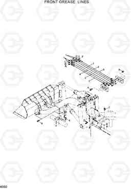 6050 FRONT GREASE LINES HL35C, Hyundai