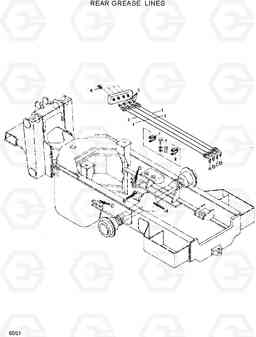 6051 REAR GREASE LINES HL35C, Hyundai