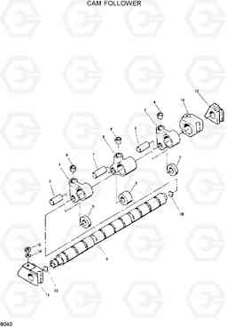 8040 CAM FOLLOWER HL35C, Hyundai